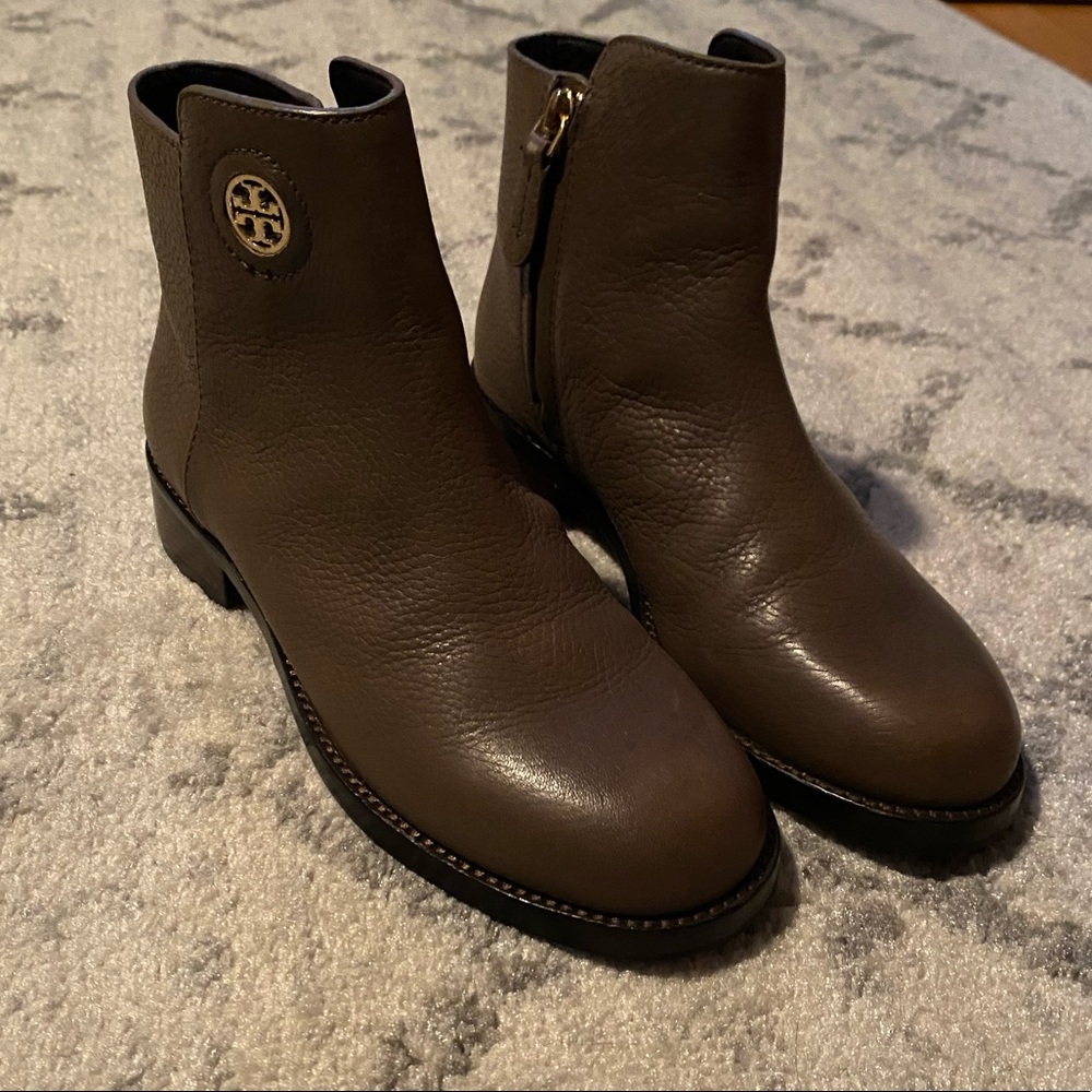 Tory Burch Brown Ankle Boots